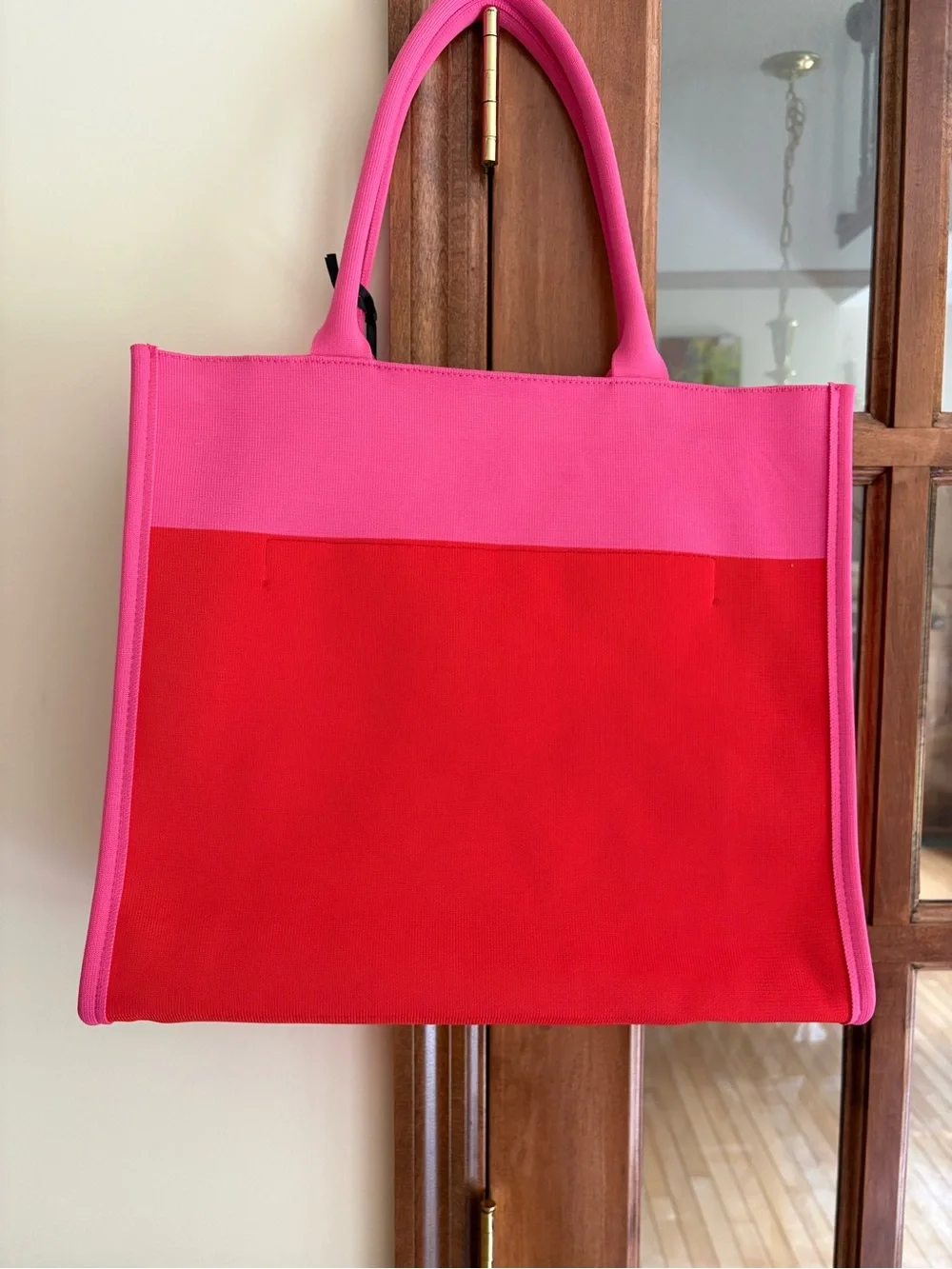 Kate Spade New York × Target colorblock knit tote bag
